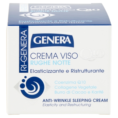 Genera Ri-Genera Crema Viso Q10 Rughe Notte 50 ml